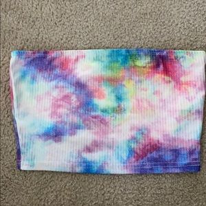 Tie dye Crop Too